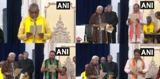 UP Cabinet Expansion: ओम प्रकाश राजभर, दारा सिंह चौहान सहित 4 नेताओं ने ली मंत्री पद की शपथ, CM योगी ने दी बधाई UP Cabinet Expansion