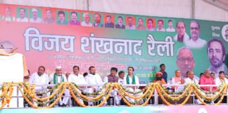 बागपत: CM योगी ने राजकुमार सांगवान के पक्ष में रैली को किया संबोधित, कहा- आपको योग्य उम्मीदवार दिया है, जिताकर ही भेजना