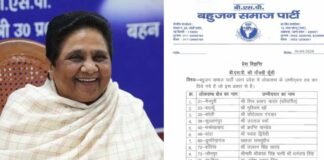 Lok Sabha Elections 2024: बसपा ने जारी की 11 और प्रत्याशियों की लिस्ट, मैनपुरी में बदला प्रत्याशी, वाराणसी में PM को टक्कर देंगे अतहर जमाल लारी Lok Sabha Elections 2024