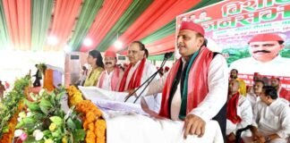 बहराइच: अखिलेश यादव बोले- अगर फिर से आई BJP सरकार तो हमारी सुरक्षा में लगे पुलिसकर्मी भी बनेंगे अग्निवीर Akhilesh Yadav