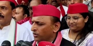 शाहजहांपुर: अखिलेश यादव ने भाजपा पर साधा निशाना, बोले- 400 पार का नारा देने वालों की बदल गई भाषा Akhilesh Yadav