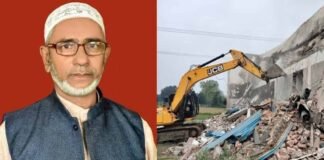VIDEO: अयोध्या गैंगरेप केस के आरोपी सपा नेता मोईद खान के कॉम्प्लेक्स पर चला बुलडोजर moid khan complex