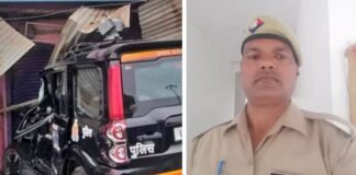 महोबा: रोडवेज बस ने PRV वाहन को मारी टक्कर, कांस्टेबल की मौत, 2 सिपाहियों की हालत गंभीर Mahoba