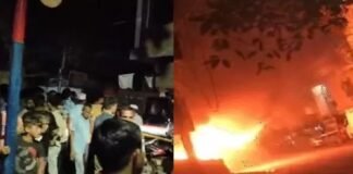 मुरादाबाद: नाबालिग को किडनैप करने की कोशिश, लोगों ने आरोपी नसीर को पकड़कर पीटा, कार में लगा दी आग Moradabad