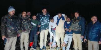 बस्ती: भाग रहे गौ तस्करों और पुलिस के बीच मुठभेड़, 3 तस्कर गिरफ्तार, 6 गोवंश बरामद Basti Encounter