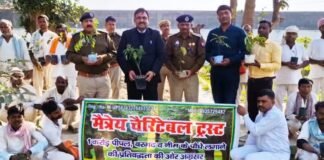 गोरखपुर जिला कारागार में हुआ पौधारोपण, 101 पौधे लगाए गए