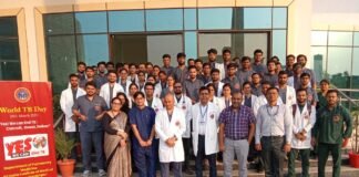 एम्स गोरखपुर में विश्व क्षय रोग दिवस के अवसर पर जागरूकता अभियान का आयोजन