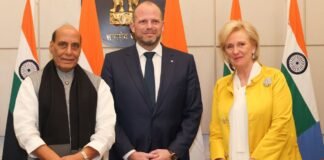 राजनाथ सिंह से मिलीं बेल्जियम की राजकुमारी एस्ट्रिड और रक्षा मंत्री थियो, अहम मुद्दों पर हुई चर्चा