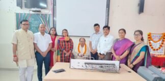 संस्कृत एवं प्राकृत भाषा विभाग द्वारा वेद विज्ञानम पर व्याख्यान का आयोजन