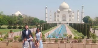 अमेरिकी उपराष्ट्रपति जेडी वेंस ने किया ताजमहल का दीदार, बोले – वास्तव में अद्भुत इमारत है