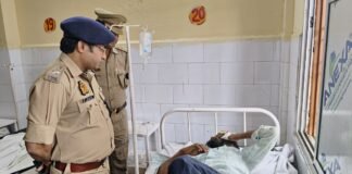 संतकबीर नगर पुलिस का एक्शन जारी, मुठभेड़ में ₹25 हजार का इनामी दुष्कर्म का आरोपी गिरफ्तार, पैर में लगी गोली