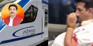 झांसी: वंदे भारत एक्सप्रेस में हंगामा, सीट को लेकर विवाद पर यात्री के साथ मारपीट, भाजपा विधायक के समर्थकों पर आरोप