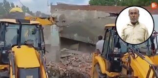 बलरामपुर: धर्मांतरण कांड मामले में छांगुर के भतीजे सबरोज के अवैध निर्माण पर चला सीएम योगी का बुलडोजर