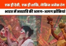 ‘एक ही देवी माँ, एक ही शक्ति, लेकिन अनेक रंग…’, भारत में नवरात्रि की अलग-अलग झाँकियां
