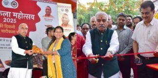 लखनऊ: माटीकला महोत्सव 2025 का शुभारंभ, मंत्री राकेश सचान ने किया उद्घाटन