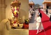 PM मोदी पहुंचे अयोध्या, राम मंदिर के शिखर पर फहराएंगे धर्मध्वज
