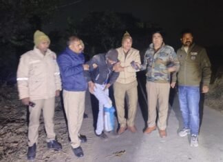 संतकबीरनगर में मुठभेड़ में शातिर चोर के पैर में लगी गोली, 60 हजार नकदी व तमंचा बरामद