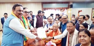 यूपी बीजेपी अध्यक्ष पद के लिए पंकज चौधरी ने किया नामांकन, CM योगी और डिप्टी CM केशव मौर्य बने प्रस्तावक