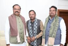 उप मुख्यमंत्री केशव प्रसाद मौर्य से मिले पंकज चौधरी और रविंद्र कुशवाहा, शिष्टाचार मुलाकात से सियासी हलचल