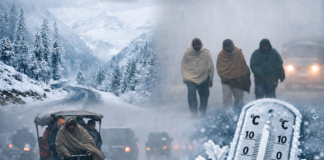 पहाड़ों पर बर्फबारी से मैदानों में कड़ाके की ठंड: राजस्थान में पारा शून्य के करीब, दिल्ली-यूपी-बिहार में घना कोहरा और शीतलहर