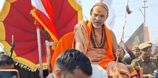 माघ मेला में विवाद,अविमुक्तेश्वरानंद के रथ पर प्रहार!