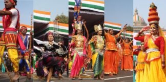 लखनऊ: गणतंत्र दिवस पर पहली बार नौ राज्यों के कलाकारों ने दी सांस्कृतिक प्रस्तुतियां…