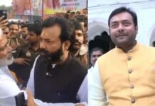 मंत्री क्या चीज है,जरूरत पड़ी तो मुख्यमंत्री को भी रोकेंगे,बीजेपी विधायक बृजभूषण राजपूत ने फिर दिखाए तेवर