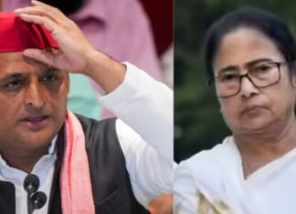 अखिलेश यादव ने ममता बनर्जी का समर्थन किया: “ममता बनर्जी जी ने काला कोट पहना है BJP की काली करतूत के खिलाफ, मत छीनना मतलब हक छीनना”