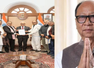 मणिपुर में राष्ट्रपति शासन हटाया गया: एनडीए ने राज्यपाल से मिलकर नई सरकार बनाने का दावा पेश किया