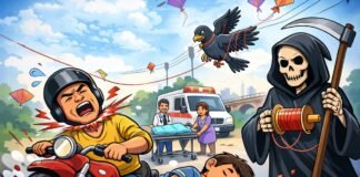 यूपी में प्रतिबंध के बावजूद बिक रहा चाइनीज मांझा,सीएम योगी अफसरों पर भड़के, पूछा- बैन के बाद कैसे बिक रहा जानलेवा मांझा