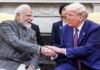 भारत-अमेरिका के बीच अंतरिम व्यापार समझौते पर सहमति,पीएम मोदी ने ट्रंप को दिया धन्यवाद