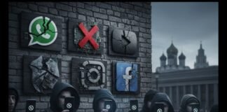 रूस ने अमेरिकी सोशल मीडिया प्लेटफॉर्म्स पर रोक लगाई, वॉट्सऐप, यूट्यूब, इंस्टाग्राम और फेसबुक बैन