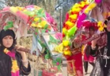 ‘माथे पर लाल तिलक, तन पर बुर्का, कंधे पर काँवड़…’, हरिद्वार से काँवड़ लेकर निकली तमन्ना मलिक, शिवभक्तों ने किया स्वागत