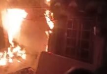 गोंडा में HDFC बैंक एटीएम में भीषण आग, शॉर्ट सर्किट से लगी आग, दमकल ने काबू पाया