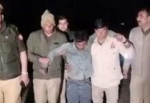 प्रतापगढ़: पुलिस और बदमाश के बीच मुठभेड़, 50 हजार का इनामी बदमाश अतुल गौड़ घायल, पुलिस ने दबोचा