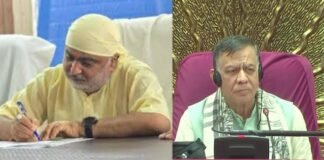 चिल्लूपार विधायक राजेश त्रिपाठी ने विधानसभा में उठाई तरैना-कचनी नाले की गहरी खुदाई की मांग, कई छोटे-बड़े नालों को जोड़ने और रेगुलेटर बनाने का प्रस्ताव, अध्यक्ष ने सरकार को दिए कार्यवाही के निर्देश