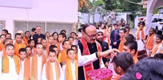 लखनऊ: डिप्टी सीएम ब्रजेश पाठक ने 101 बटुकों को किया सम्मानित, बोले- ब्राह्मण की शिखा का अपमान महापाप है