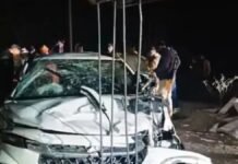 UP: मथुरा में दिल दहला देने वाला हादसा, गोवर्धन ड्रेन में गिरी तेज रफ्तार कार, 4 की मौत