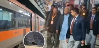 लखनऊ से मेरठ जा रही वंदे भारत पर पथराव, ट्रेन में RSS प्रमुख मोहन भागवत थे मौजूद