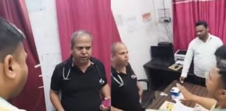 महोबा: जिला अस्पताल में हिंदू संगठन पदाधिकारी ने डॉक्टर को धमकाया, मरीज को जबरन रेफर करवाने का दबाव, हत्या केस में जमानत पर बाहर रवि सोनी का वीडियो वायरल, पुलिस भी समझाती दिखी