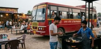 पकौड़ी लेने गया पति, बस में बैठी पत्नी गायब …यूपी का ये मामला हैरान कर देगा!