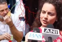 राहुल गांधी पर कंगना का वार, ‘राहुल गांधी टपोरी की तरह आते हैं’, महिलाएं असहज हो जाती हैं