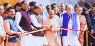 योगी जी ने माफियाओं को ठीक किया, इसलिए इनको ‘बुलडोजर बाबा’ कहते…लखनऊ में ग्रीन कॉरिडोर के उद्घाटन पर बोले रक्षा मंत्री राजनाथ सिंह