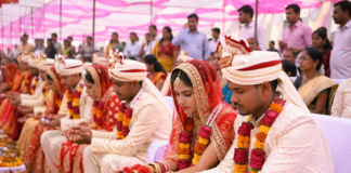 गोरखपुर मंडल में 200 श्रमिक परिवारों को बड़ी सौगात: श्रमिक दिवस पर बेटियों का सामूहिक विवाह, खाते में आएंगे ₹85,000 AI Generated