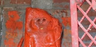 हनुमान जी की प्रतिमा पर कालिख और नागदेव की मूर्ति को खंडित किया, पुलिस ने की तत्काल कार्रवाई