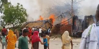 सिलेंडर ब्लास्ट से दहला रायबरेली का कन्नावा गांव, आग का तांडव और मची चीख-पुकार; तीन झुलसे