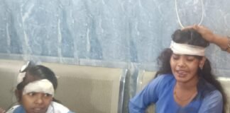 चंदौली: स्कूल बस की टक्कर से दो छात्राएं घायल,मुगलसराय में चालक फरार, पुलिस जांच में जुटी