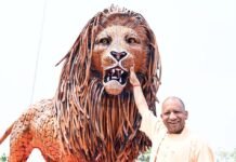 लिगेसी वेस्ट का निस्तारण कर बनाए गए ईको पार्क और नौसढ़-मलौनी फोरलेन सड़क जनता को समर्पित किया सीएम ने