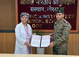 एम्स गोरखपुर और ECHS के बीच MoU का नवीनीकरण