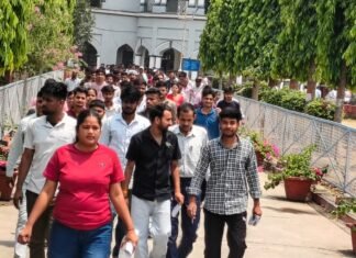 होमगार्ड भर्ती परीक्षा कड़ी सुरक्षा में शुरू, पहले दिन दोनों पालियों में शांतिपूर्ण संपन्न